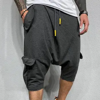 Pantaloncini traspiranti Pantaloncini casual da uomo Pantaloni da jogging estivi Pantaloncini da uomo con coulisse Pantaloni Harem Pantaloncini Quinto Pantaloni Pantaloncini da uomo corti homme