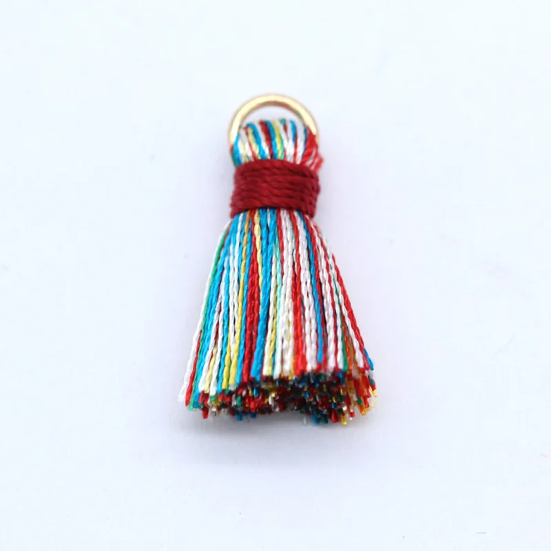 10p 2cm Tassel/Rayon tassel bursh/accessories jewelry/jewelry making/DIY/hand made jewelry/Earring tassel/bag loop/sew on tassel