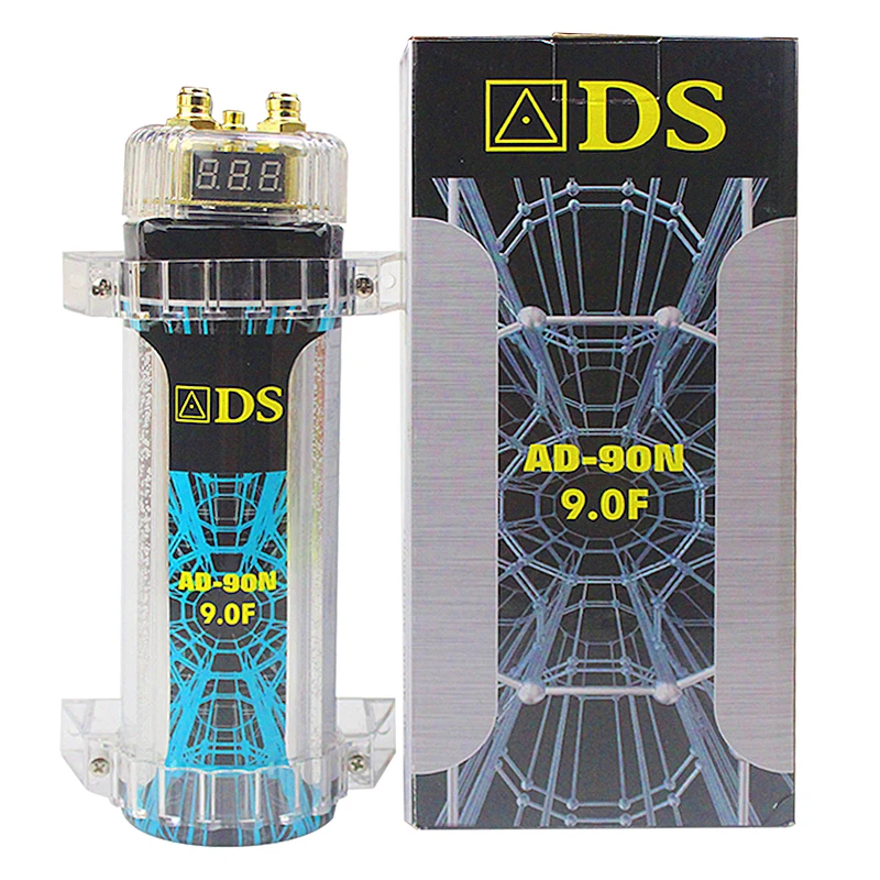 DS Car Audio Modified Power Amplifier Subwoofer 9.0 Farad Capacitor 9.0F Capacitor Pond Filter