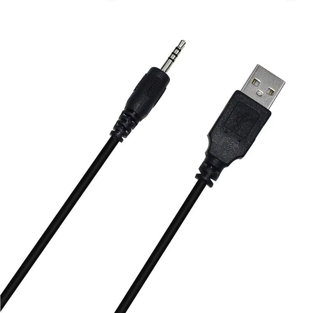 1Pc 2.5mm New USB Charger Power Cable Cord For Synchros S700 Headphone Easy J56BT Use S400BT E40BT/E50BT CE1789 to X8U1