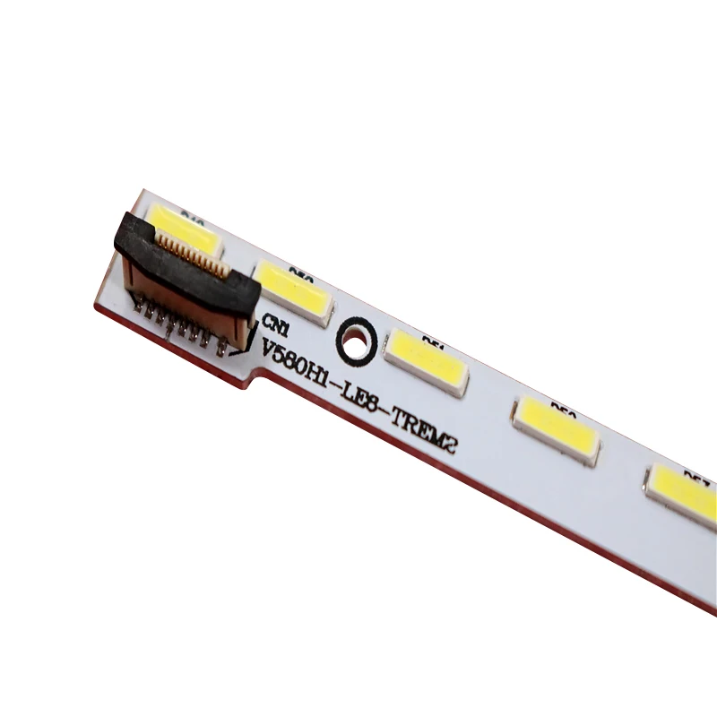 

FOR Skyworth 58E690U LCD TV backlight bar V580H1-LE6-TREM2 Screen V580HJ1-LE6 IS 1piece=64LED 721MM 100%NEW