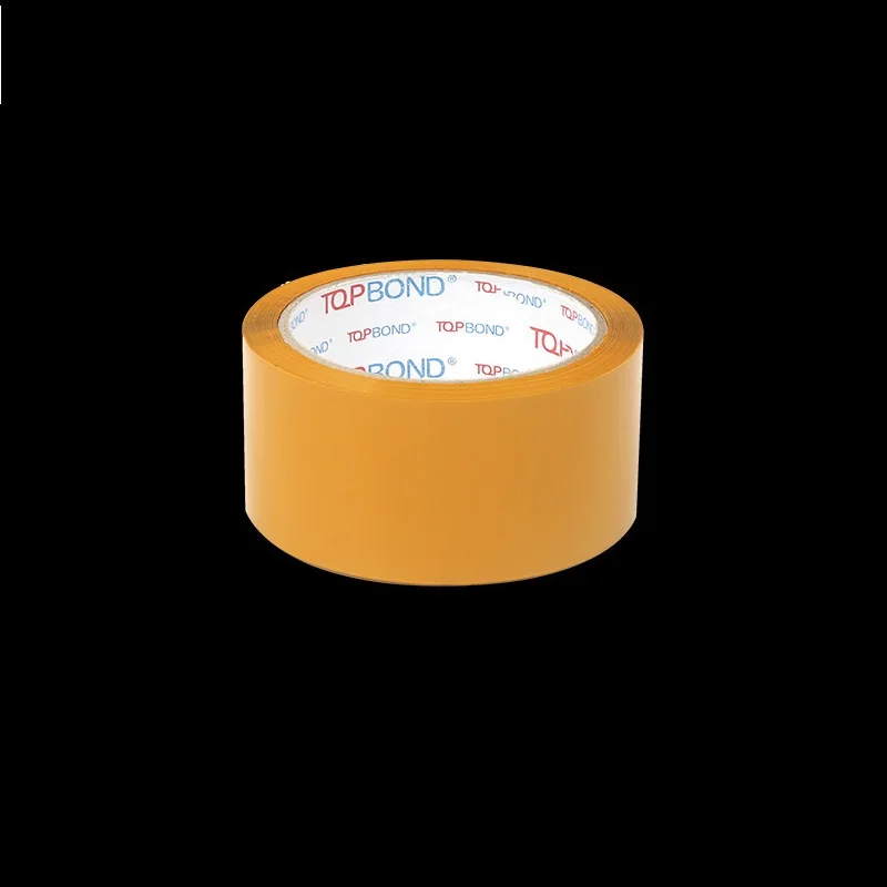 Kuning Bersuara Perekat 48 Mm * 15 Mm Silent Packing Tape Penyegelan Pita Plastik Kuat Viskositas Tenang Tape Dropshipping