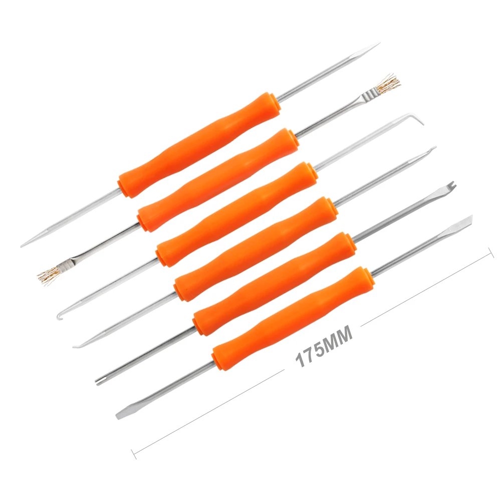 6PCS Entlöten Aid Werkzeug PCB Reinigung Kit Reparatur Werkzeuge Löten Hilfe Unterstützen Werkzeuge Platine Reparatur Unterstützen Hand Werkzeuge