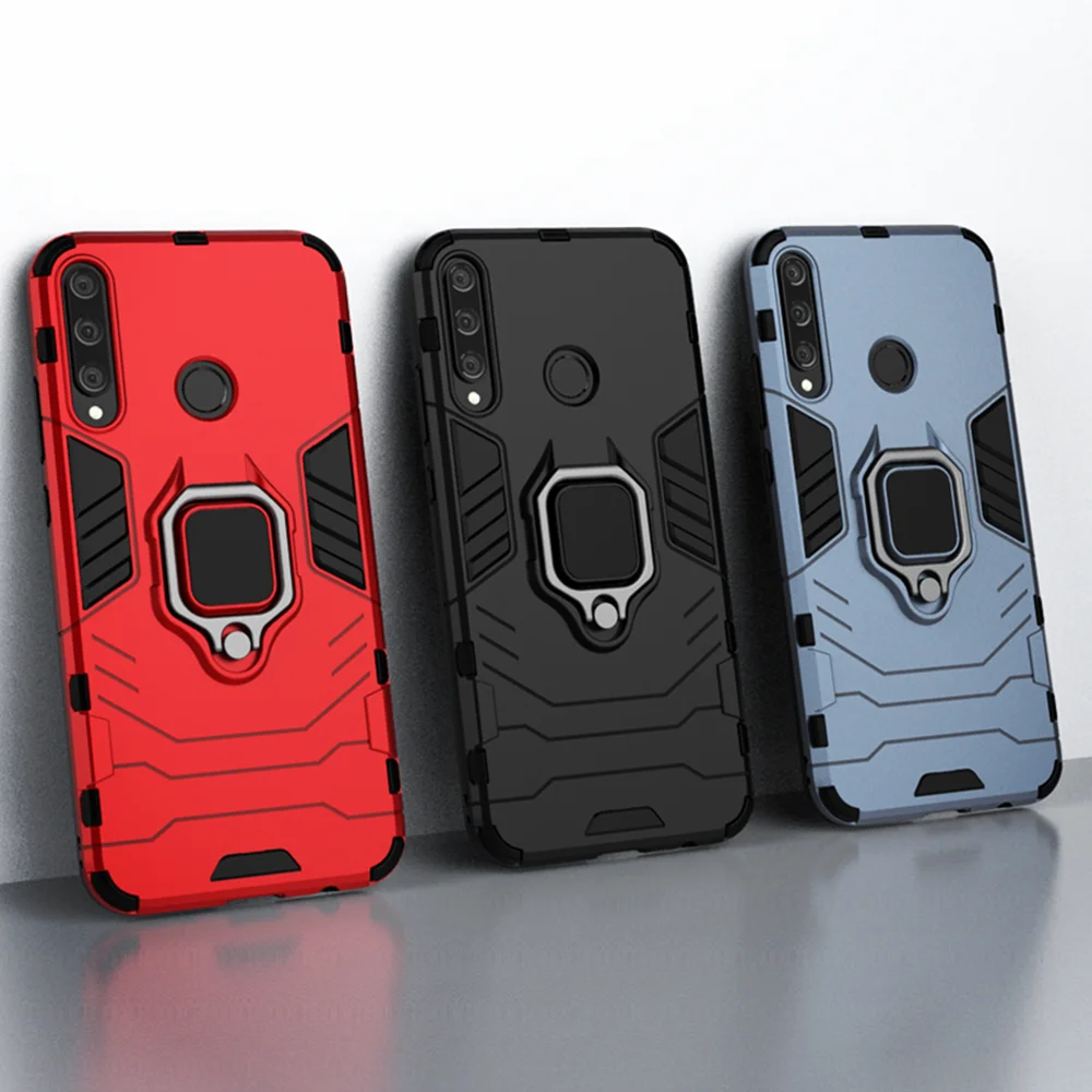 Shockproof Armor Case For Huawei P40 Lite E Case Ring Holder Stand Phone Cover For Huawei P40 Lite E 6.39