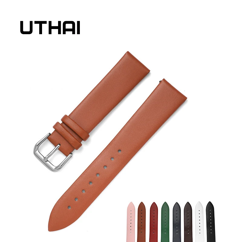 UTHAI Z60 Watch Band Leather Watch Straps 8-22mm Watchbands Watch Accessories High Quality Super soft leather20mm watch strap