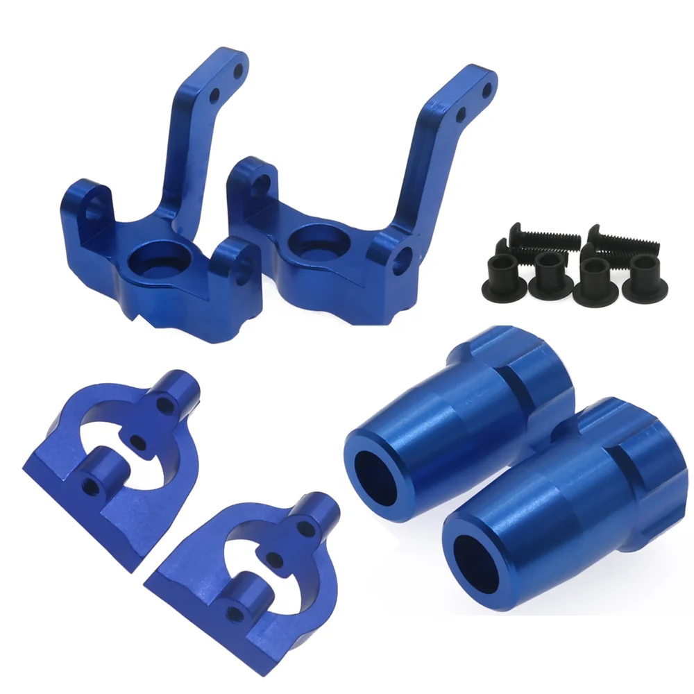 2pcs Machined Alloy Hub Knuckle Arm For Rc Hobby Model Car 1-10 Vrx Octane Vetta Karoo Ftx Outlaw Upgraded Hop-Up Parts