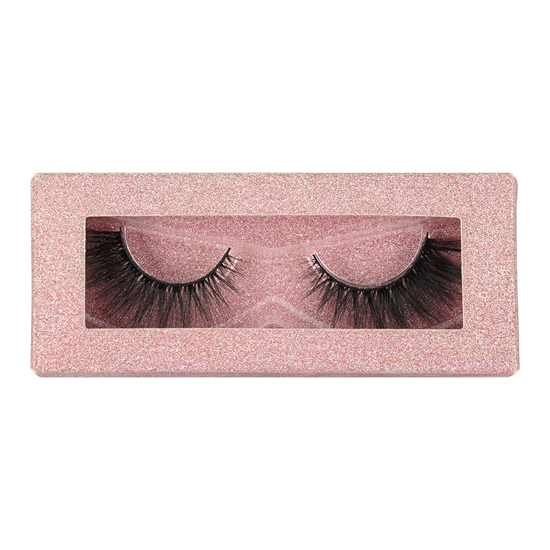 1 pairs 3D mink eyelashes faux mink lashes fluffy makeup thick fake lashes Cruelty-free eye lashes DIYflash multicolor paper box