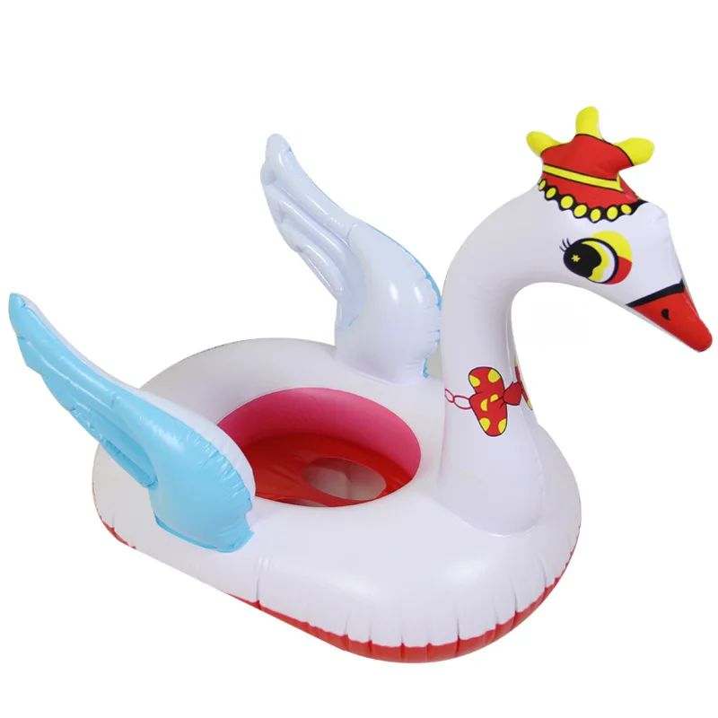 

Baby Kids Cartoon Swan Safety Swimming Ring Inflatable Swim Seat Float Water Fun Pool Toys Swim Ring Boat Water Sport