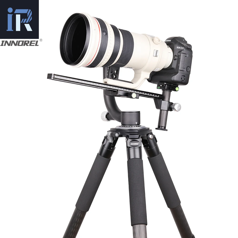 Soporte de lente teleobjetivo de enfoque largo, placa de liberación rápida alargada, Pilar de sujeción de cámara para Arca Swiss, cabezal de trípode para observación de aves