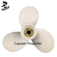 Captain Propeller  9x7 1/2-C Fit Yamaha Outboard Engines 5HP 8HP Aluminum Pin Drive Spline RH 655-45943-00-EL