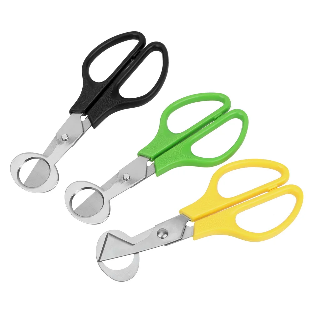 Quail Egg Shell Scissors Rust Resistant Durable Cigar Cutters Multifunction Kitchen Tools Stainless Steel Blade