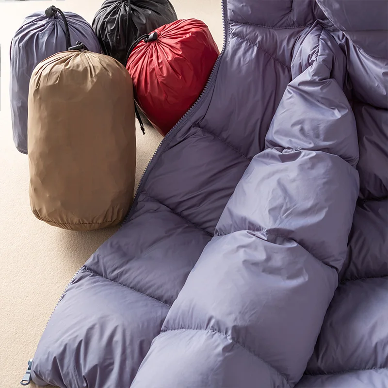 Schinteon Ultralichte 90% Witte Eend Donsjack Jas Casual Losse Winter Warme Outwear Met Capuchon Van Hoge Kwaliteit 9 Kleuren 2024 Nieuw