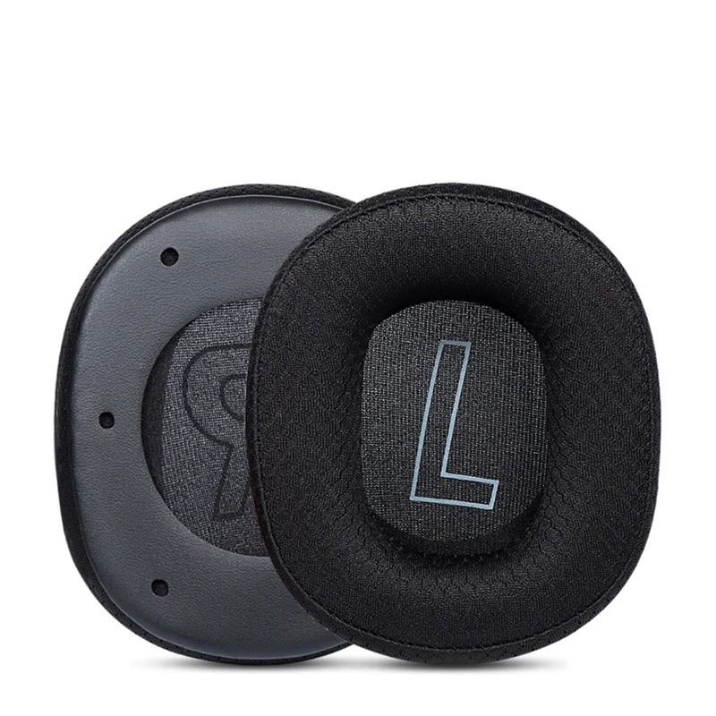 Leather/Cloth Mesh Headbeam Earpad for Edifier G2 Headset Earmuffs Memory Foam Covers Headphone Ear Pads 1 pair