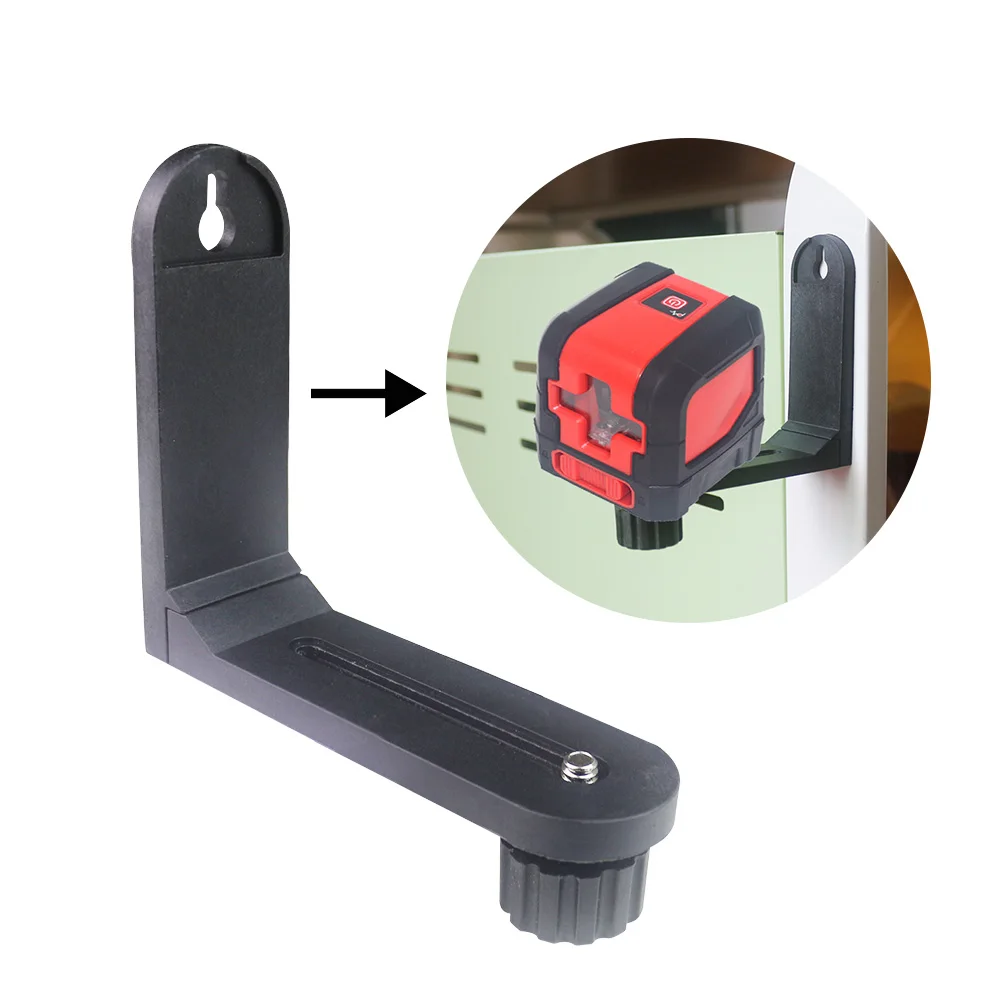 Magnetic L Laser Level Bracket L-shape Tripod Level Adapter 1/4