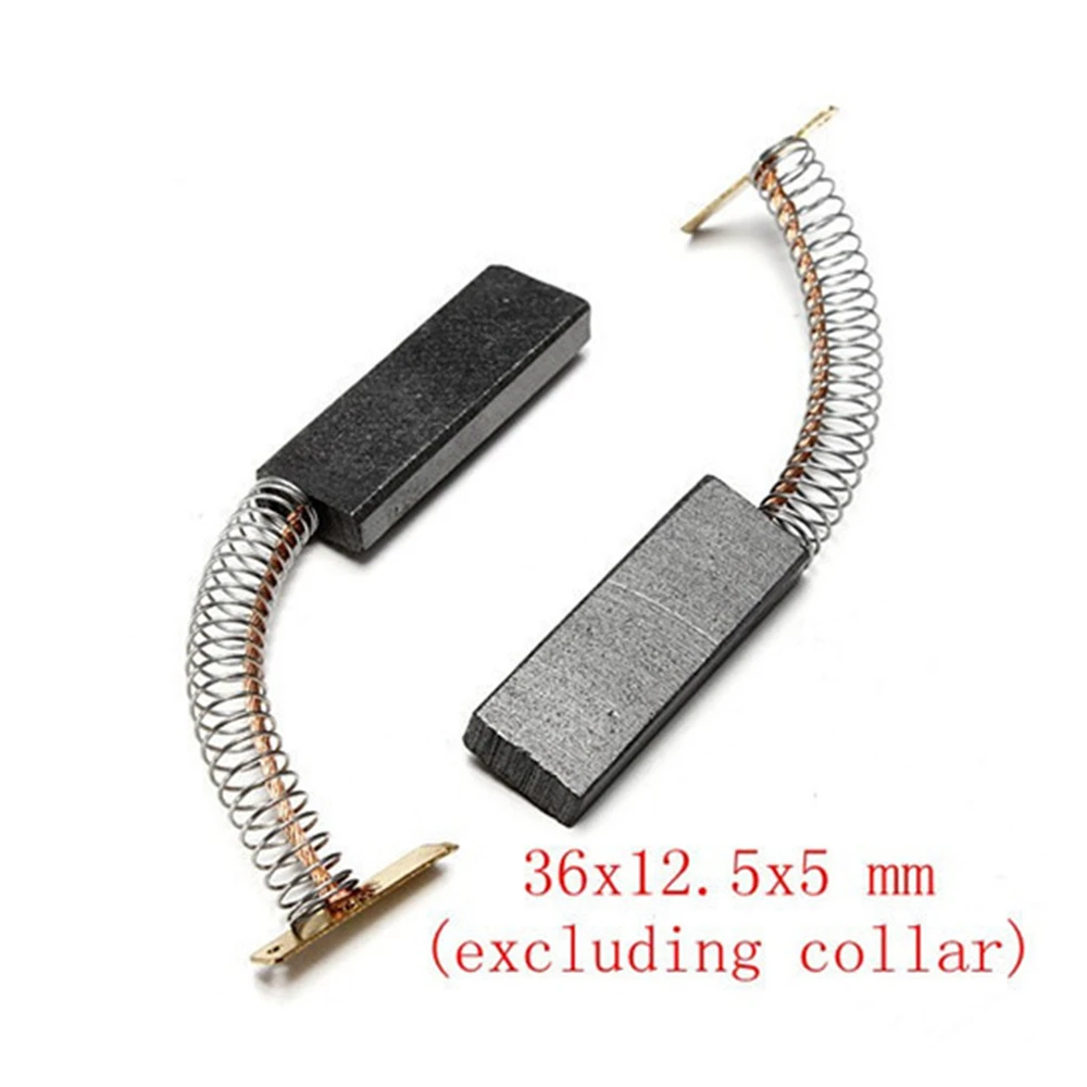 2Pcs คาร์บอนไฟเบอร์แปรง AC Series คาร์บอนแปรง5*12.5*36มม.สำหรับเครื่องซักผ้าอะไหล่อะไหล่