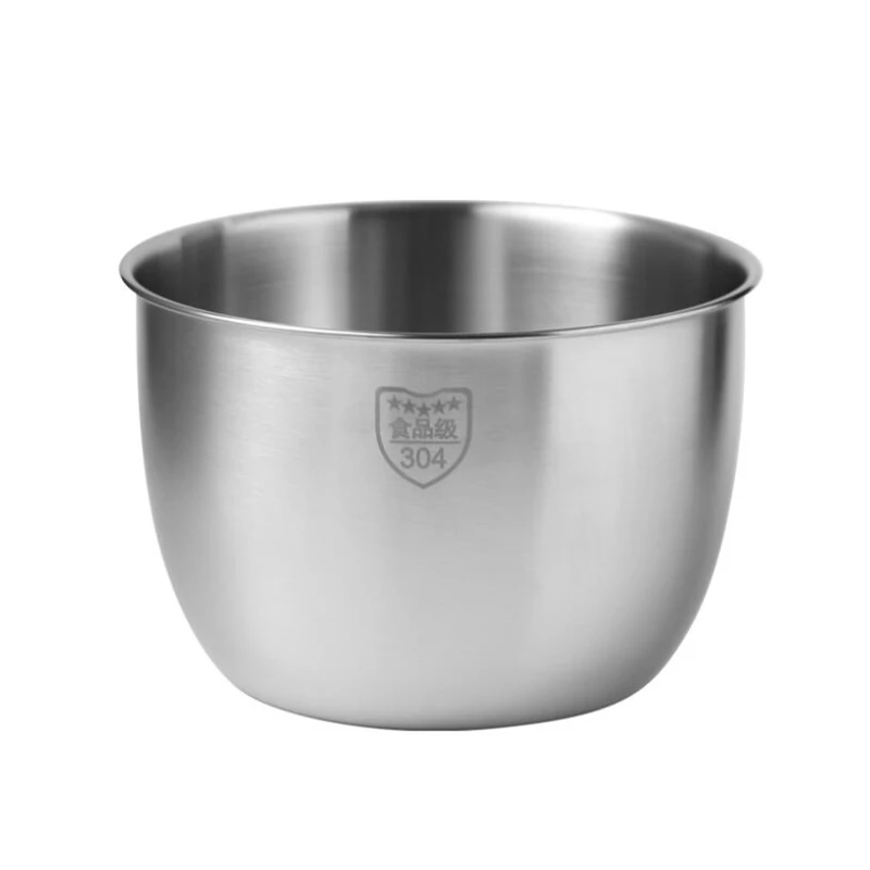 Kitchen Stainless Steel 304 Mixing Bowl Deep Design Cooking Baking Cake Bread Salad Kitchen Mixer Bowl