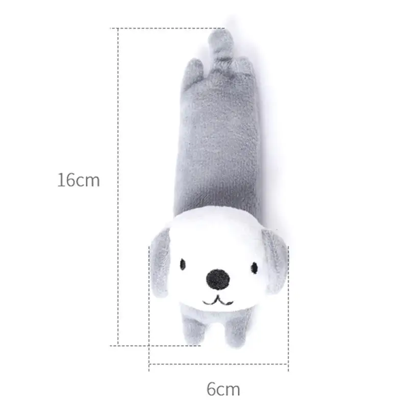 Dorakitten 1pc Bite Resistant Catnip Toy Creative Lovely Rabbit Bear Dog Shape Pet Plush Toy Cat Chewing Toys Pet Supplies