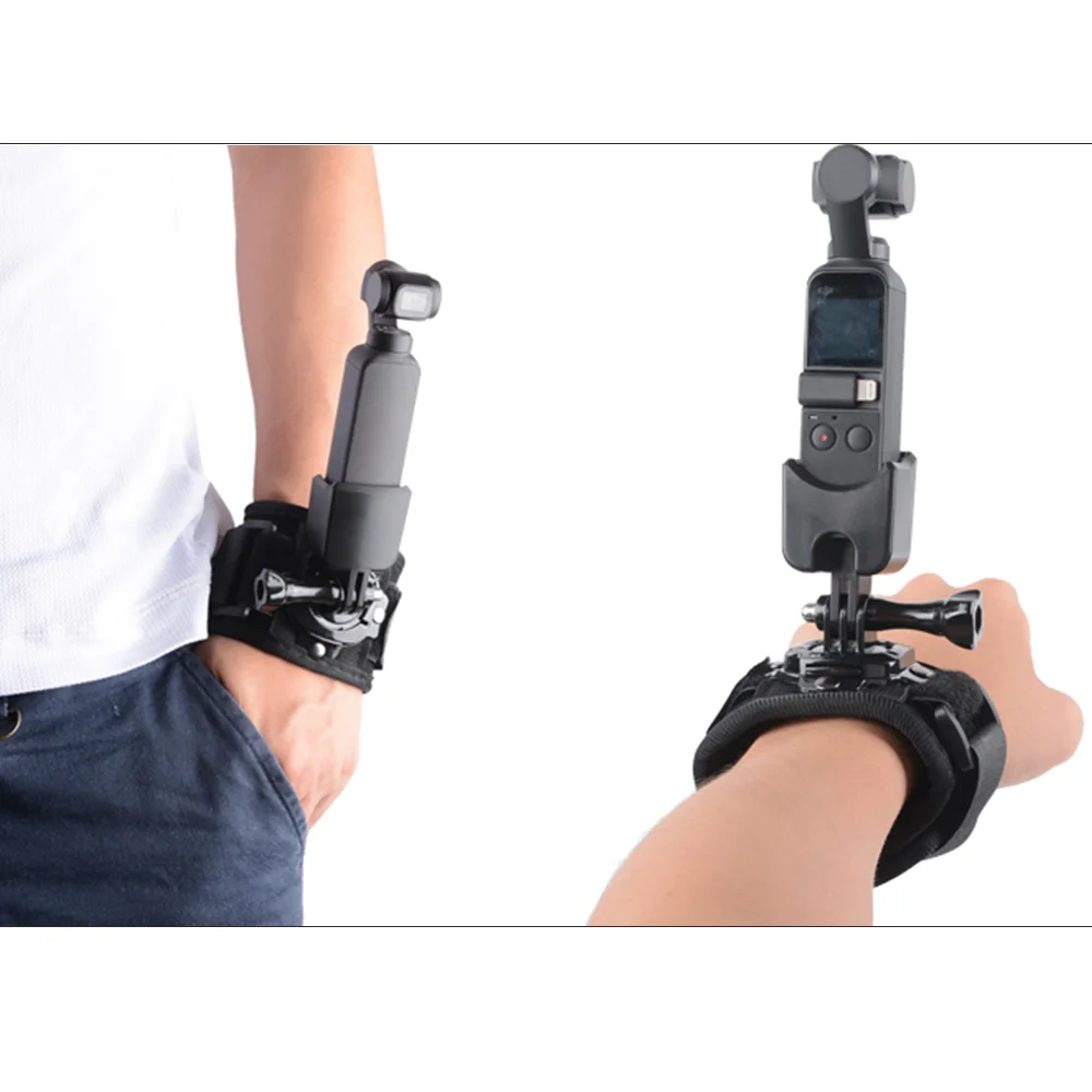 ملحقات كاميرا جيب DJI OSMO ، قوس مشبك توسيع الصدر ، مشبك حقيبة ظهر ، حامل تثبيت حزام المعصم ، 1 2 3