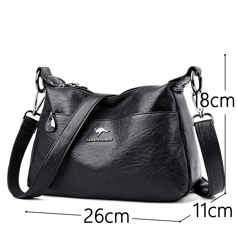 Luxury Designer Handbag High Quality Soft Leather Purses And Handbags Casual Shoulder Messenger Bags for Women 2024 New Sac