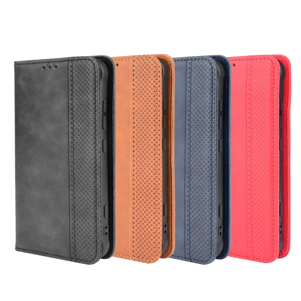 For Umidigi Bison Pro Case Premium Leather Wallet Leather Flip Case For Umidigi Bison Pro BisonPro Case 6.3\