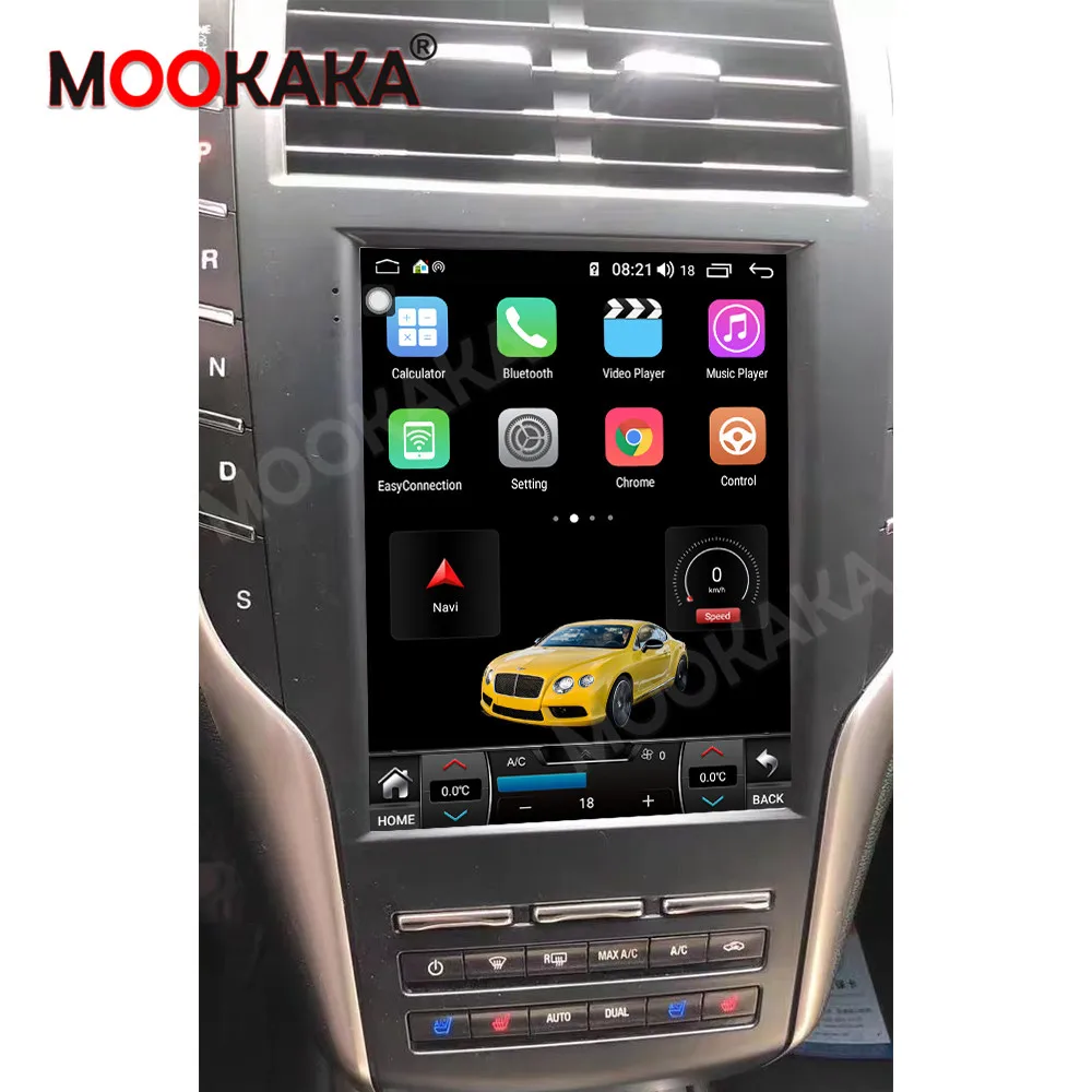 Android 10.0 6+128G Car Multimedia Player GPS Navigation For Lincoln MKC Auto Audio Radio Recoder Stereo Head Unit DSP Carplay