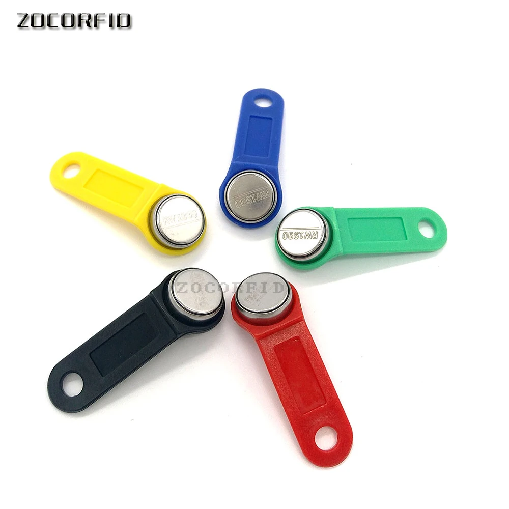 Rewritable RFID Touch Memory Key RW1990 iButton for Copy Card Sauna Dallas Keys TM metal Cards