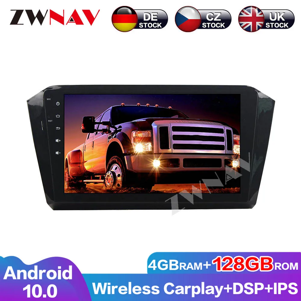 128G Android 10 DSP Audio Navigation For VW Magotan 2016 Full Touch Head Unit Car DVD Player GPS Multimedia Auto Radio