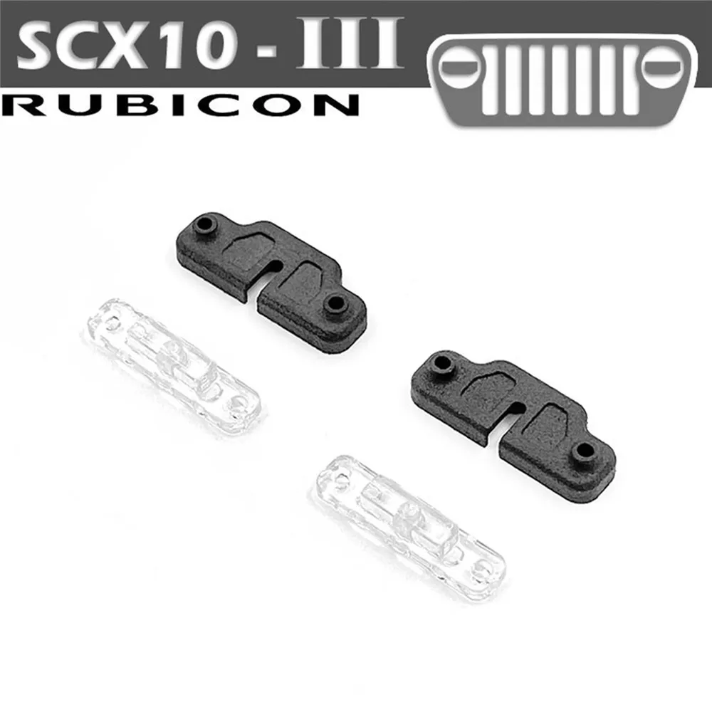 Wheel Light Cover LED Light with Cover for AXIAL SCX10 III Wrangler RC Crawler Car Upgrade Parts