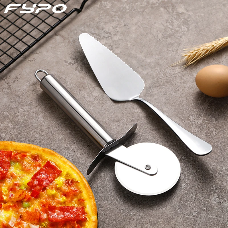 Stainless Steel Pizza Cutter,Pizza Wheel Slicer Cake Bread Pies Round Knife Kitchen Tools Baking Cutting Tools