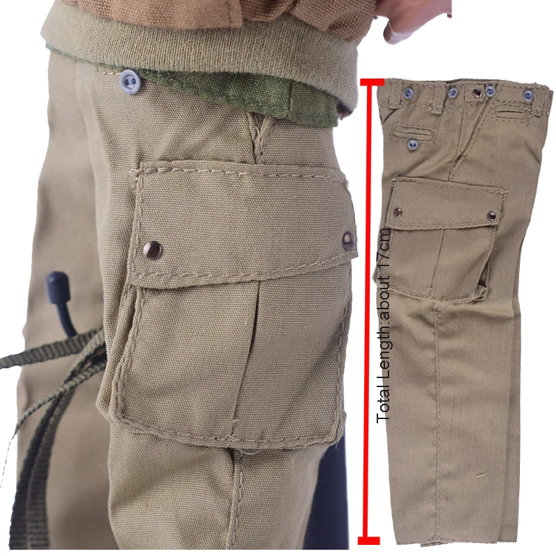 1/6 Soldier Action Figure Uniform uniforme militare tedesca WWII Pea Cam Combat Hat/Cap Coat Jacket Smock M43 pantaloni paracadutista