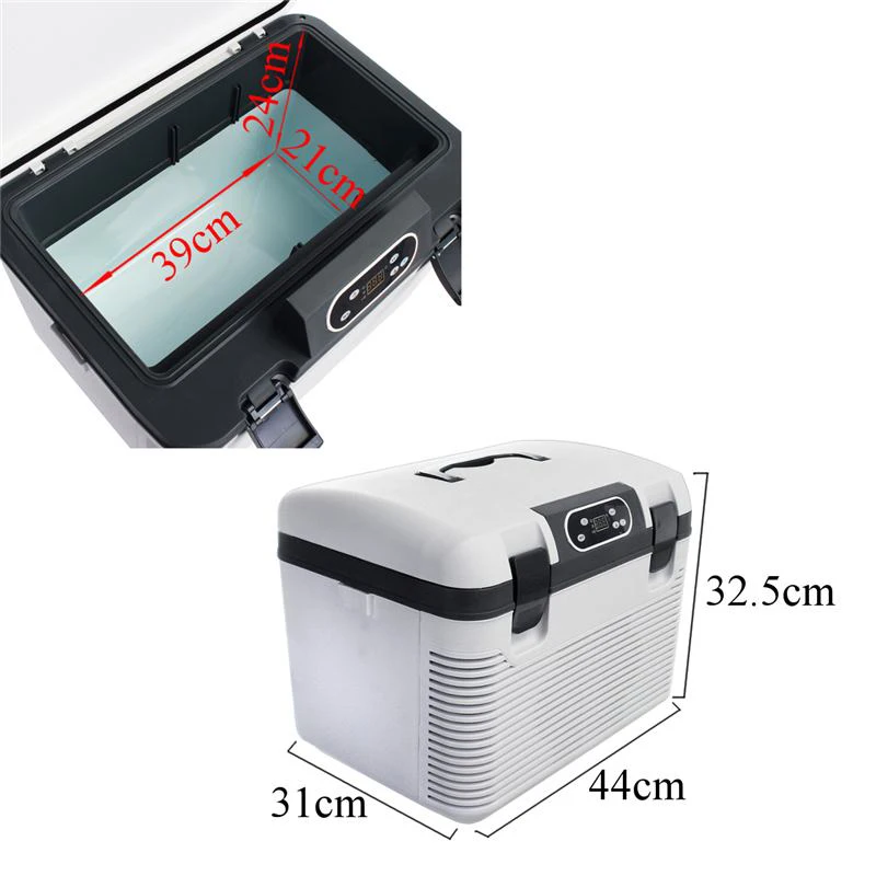 Car Refrigerator Freeze heating -5~65 Degrees 19L Fridge Compressor for Car Home Picnic Refrigeration heating DC12-24V/AC220V