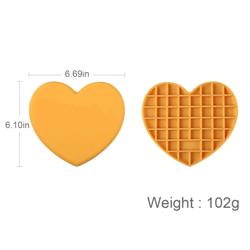 Hitze Beständig Silikon Matte Dicker Trinken Tasse Untersetzer Herz-shaped Non-slip Topf Halter Tisch Tischset Küche Zubehör – Detail 2