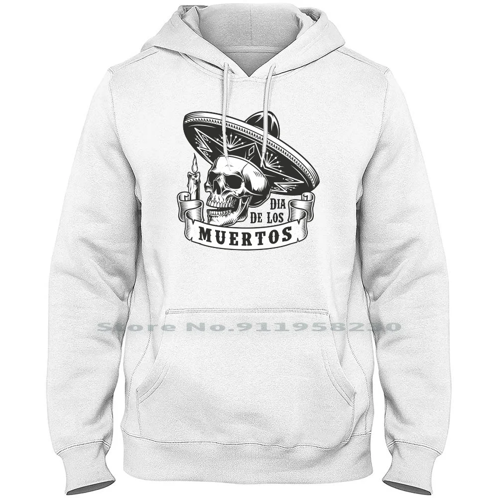 Dia De Los Muertos Men Women Hoodie Pullover Sweater 6XL Big Size Cotton Skull To Fashion Trendy T Shirt