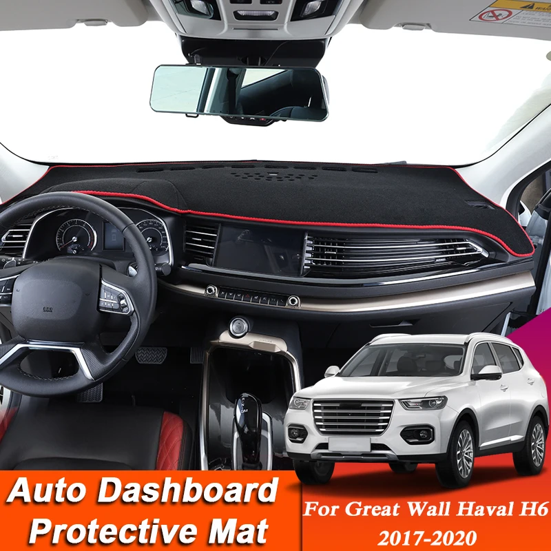 Car Styling For Great Wall Haval H6 2017-2020 LHD&RHD Dashboard Mat Protective Interior Anti-Pad Shade Cushion Auto Accessory