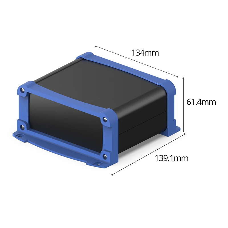 130W55H Ip55 Electronic Equipment Project Box Custom DIY OEM ODM Aluminum Junction Case Enclosure In Electronic Instrument