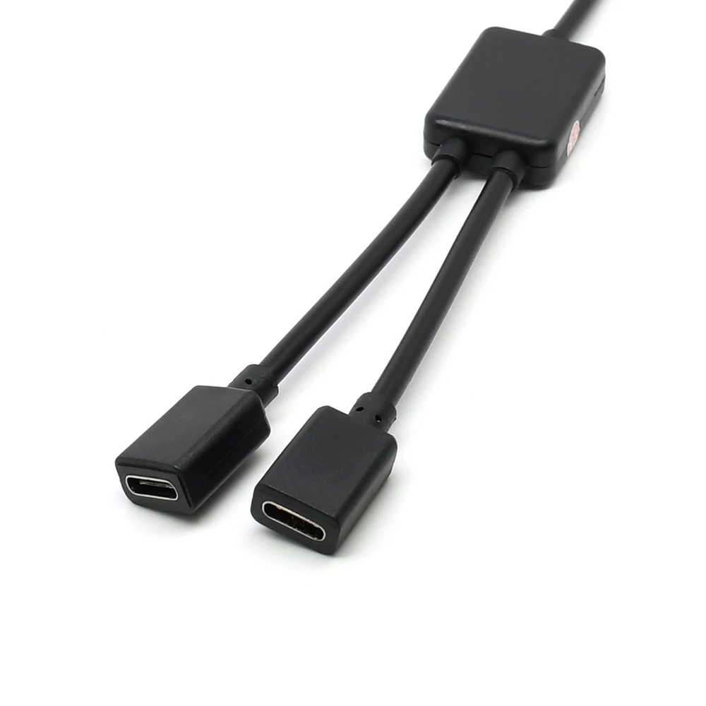 USB-C Spliter cable Type-C to Dual USB-C Female Hub Cable For Laptop PC & Mouse & Flash Disk