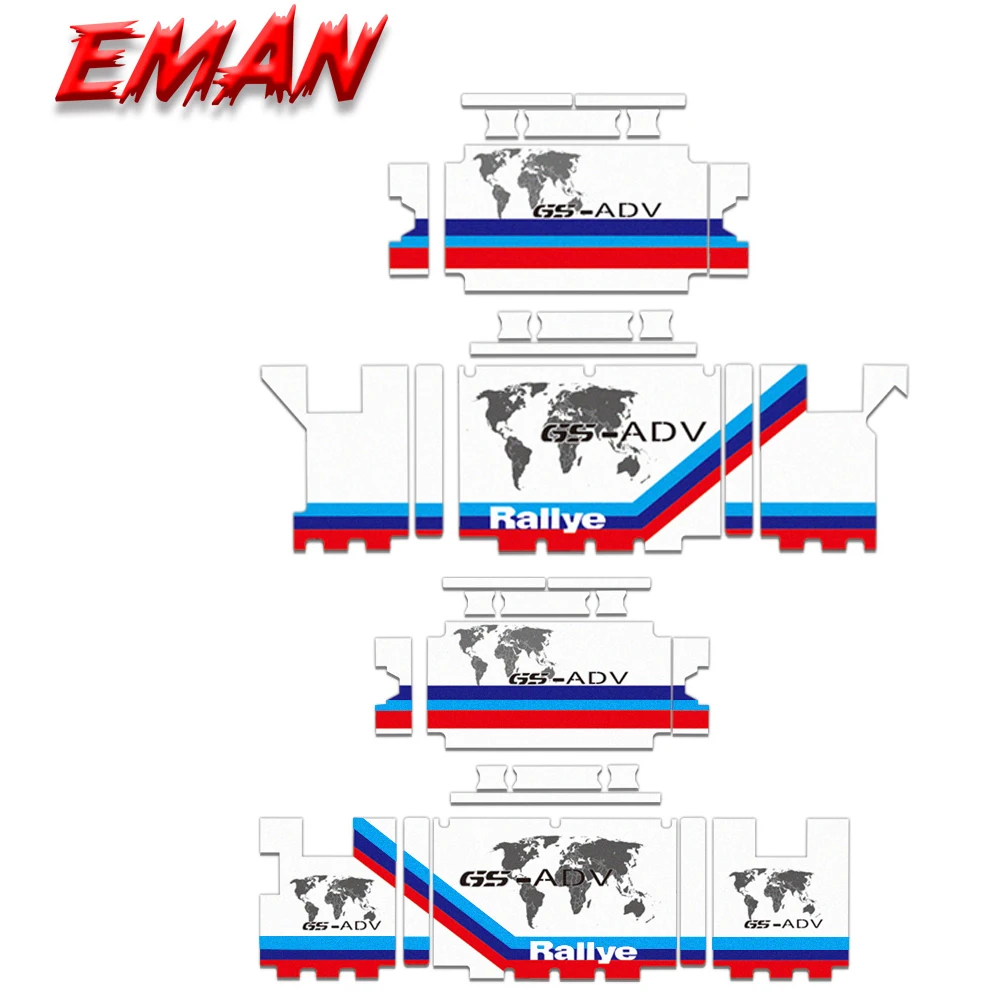 Alforja para motocicleta, bolsa trasera, caja trasera, pegatinas decorativas, calcomanías para BMW R1200GS, R1250GS, ADV, LC, F850GS, F750GS,