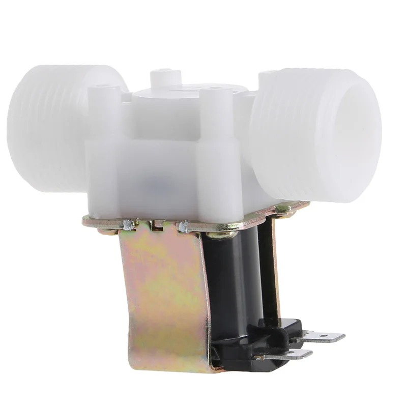 3/4 "วาล์ว Solenoid พลาสติก12V 24V 220V PP N/C เครื่องซักผ้า Dispenser น้ำความดันนิวเมติก Controller Switch