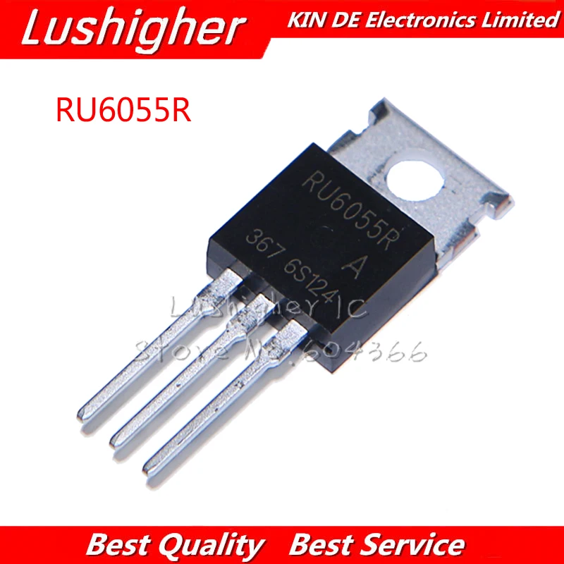 5pcs RU6055R PARA-220 RU6055 TO220