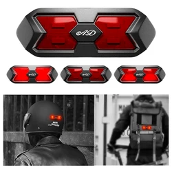 Motorcycle Helmet Night Light Strip Safety Signal Warning Light Universal LED Motorbike Helmet Taillight For Bicycle helmet