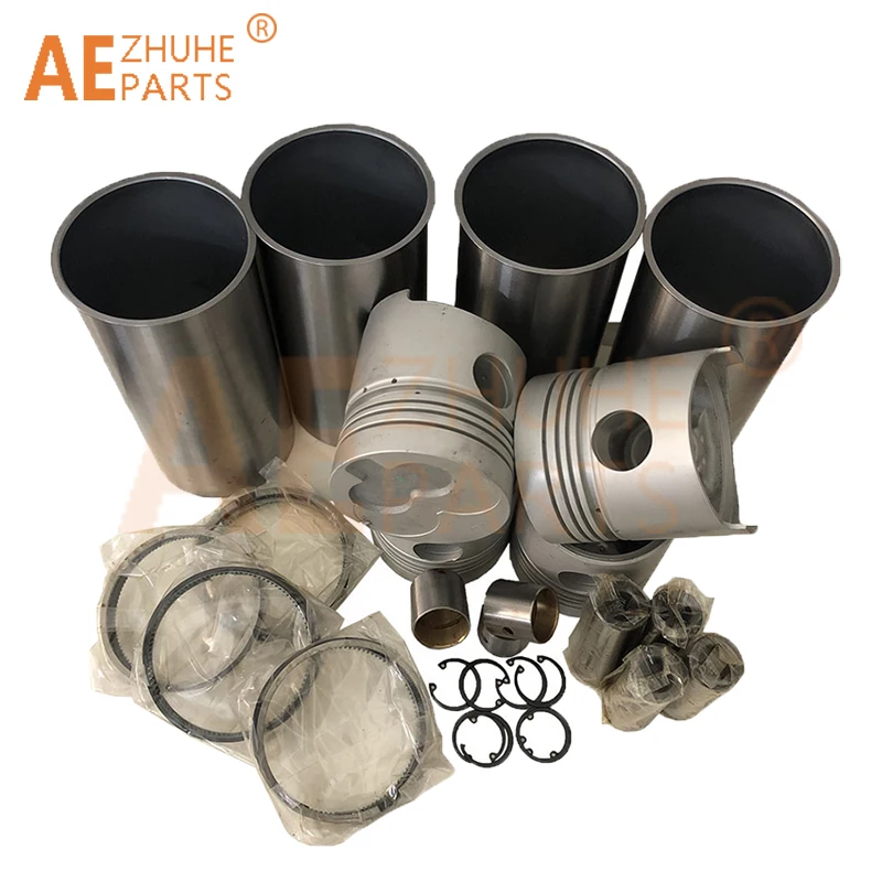 Forklift Overhaul Engine Rebuild Kits For Isuzu Diesel C240 Engine 4 Grooves Piston Include Piston Pin and Clip Repair Parts