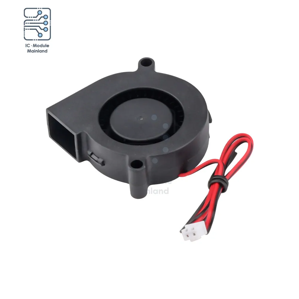 Ventilador Turbo de 5V CC 5015, dispositivo que contiene aceite de diámetro, centrífugo en miniatura, 5cm, 12V, 24V, silencioso, rodamiento de sueño