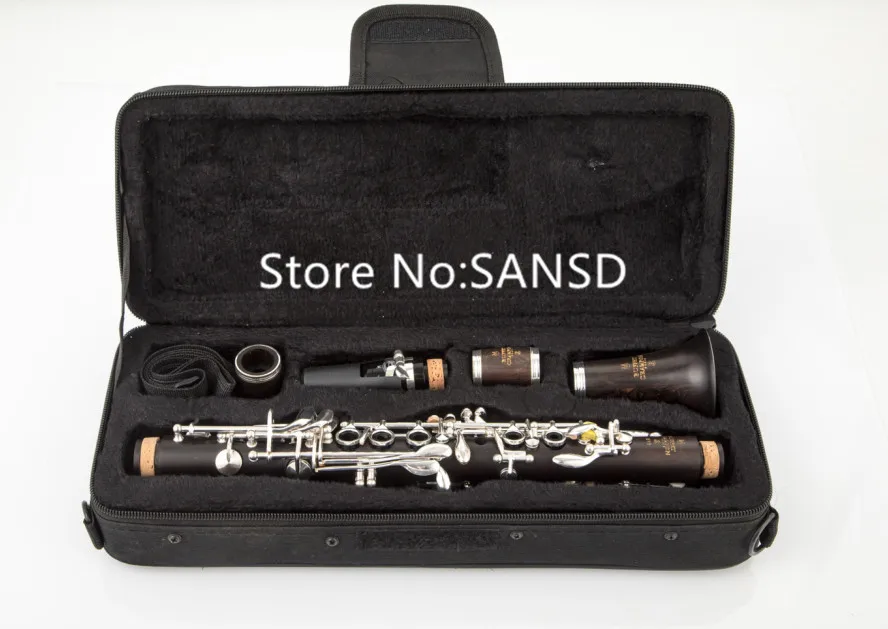 Buffet  E11 Clarinet E Flat 17 Keys Ebony Wood  Nickel Plated Professional musical instrument With Case Free Shipping