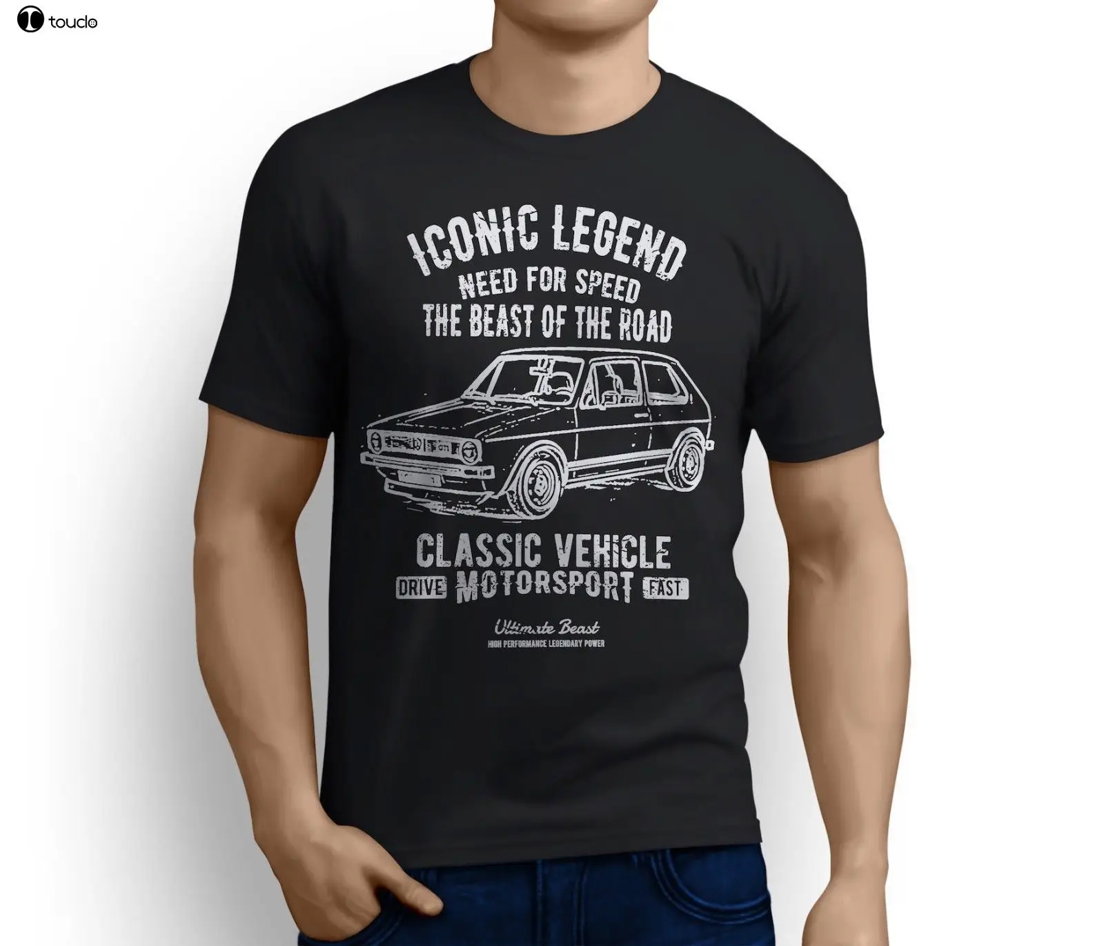 Summer New Men Cotton T-Shirt Legend  GTI MK1 Germany Car Inspired Motorsports Car Fan Art Unisex T-Shirt O-Neck Hipster Tshirts