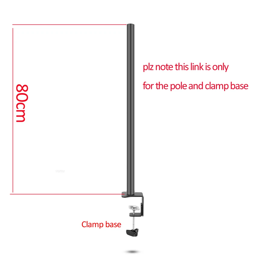 800mm DL-T902-280II T902-280 słup i zacisk podstawa część akcesoria okrągły słup DIY część