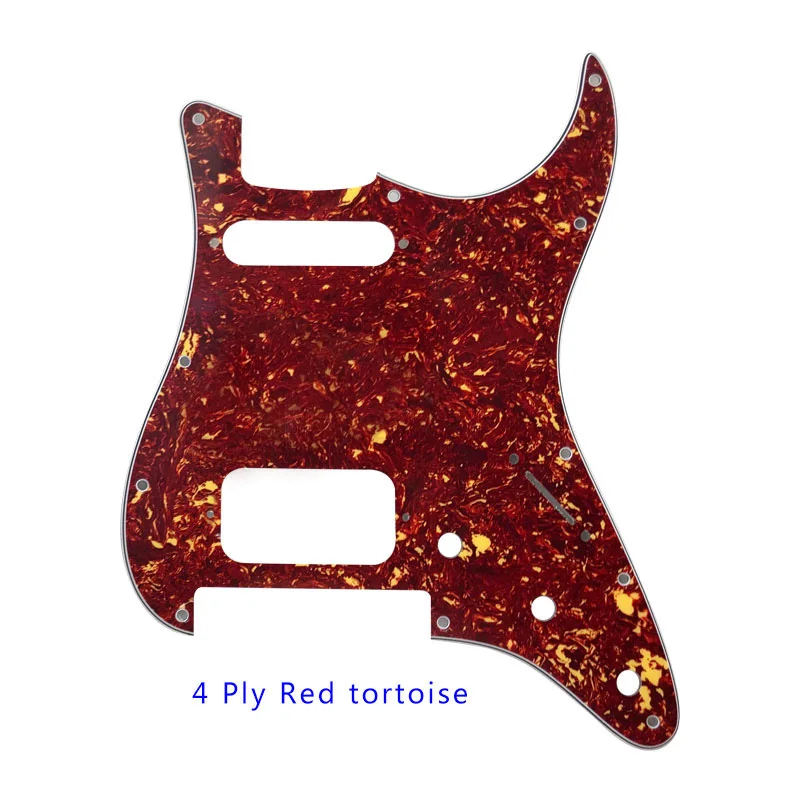 Quality Guitar Pickguard -For US 11 Screw Holes Strat With Floyd Rose Tremolo Bridge Humbucker Single HS Scratch Plate