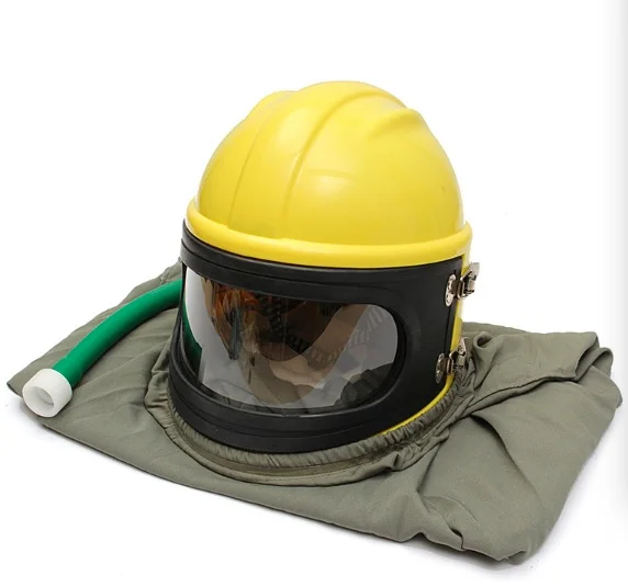 HOLDWIN High quality ABS Sandblasting helmet sandblaster hood with Tank filter Thermostat