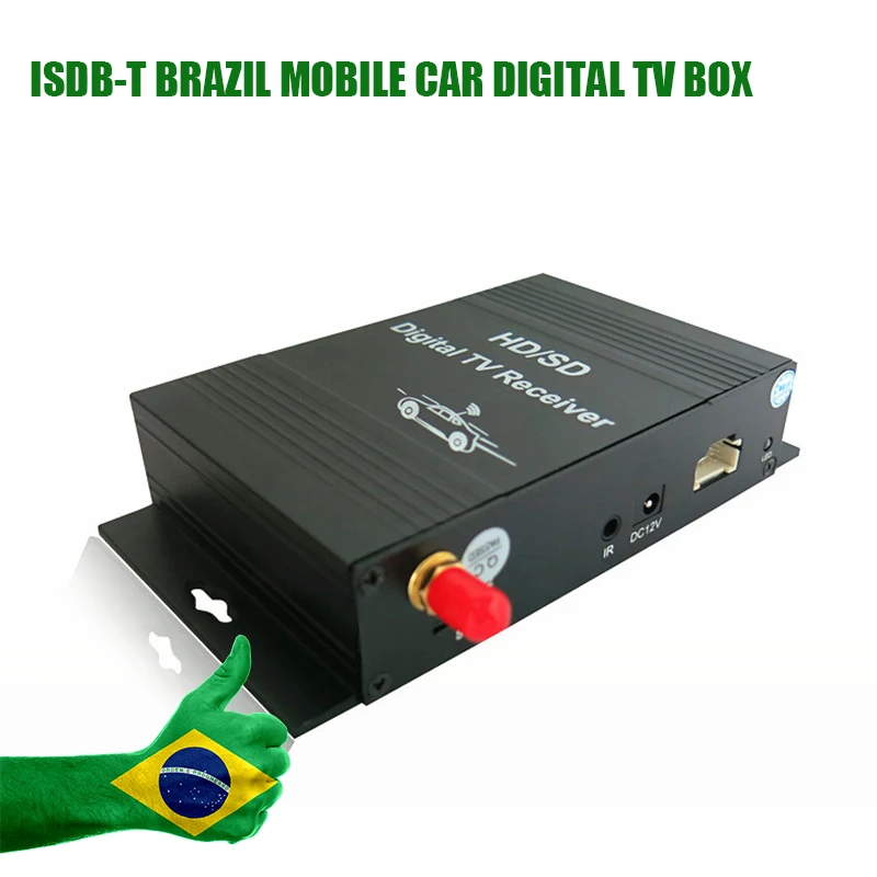 SD External Digital Tv Box ISDB-T STB For Brazil On-Board Television Car Audio Video Input Device