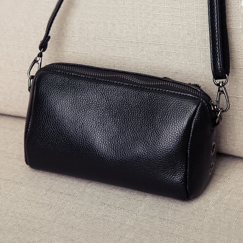 Genuine Leather Small Shoulder Bag Female Crossbody Bags for Women Clutch Phone Pouch Messenger Bag Ladies Handbags and Purse