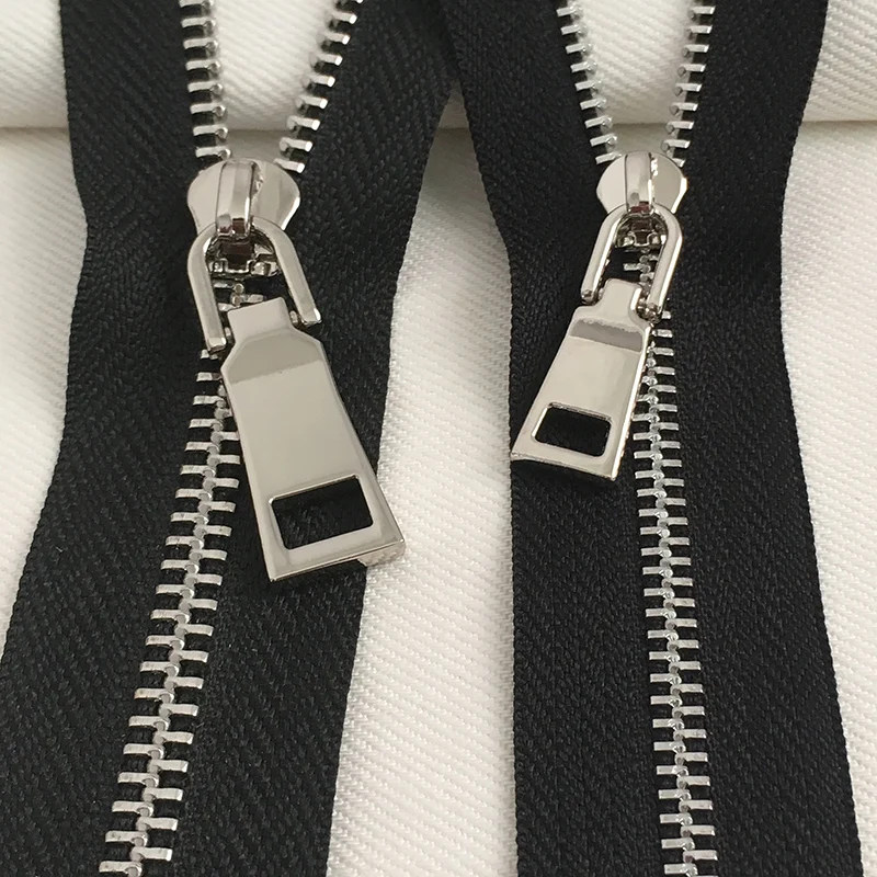 1Pc Afneembare 3 #5 # Metalen Rits Puller Voor Rits Sliders Hoofd Rits Reparatie Rits Pull Vervanging Hoofd kledingstuk Accessoires